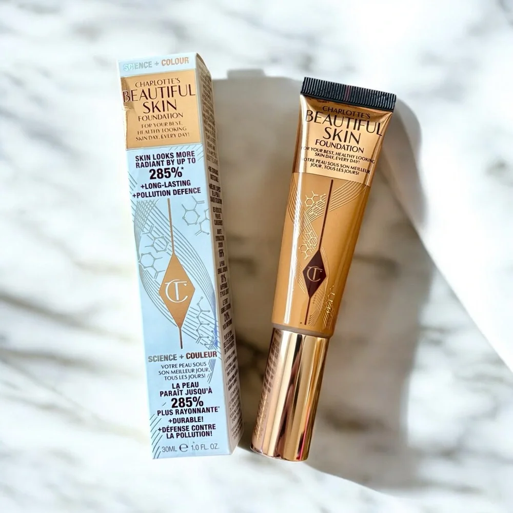 💎 Charlotte Tilbury Beautiful Skin Medium Coverage Liquid Foundation 12 Neutral
